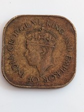 CEYLON - SRI LANKA -NICKEL-BRASS 5 CENTS 1942 - KM # 113.1