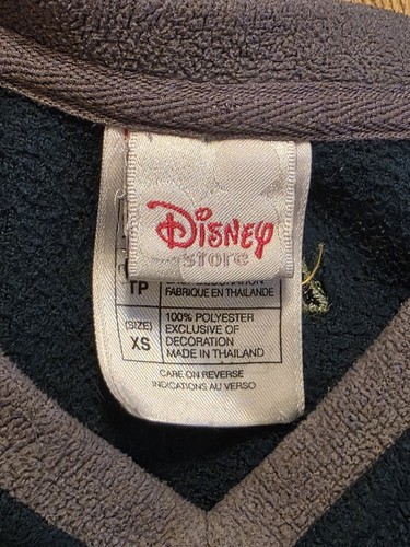 Vintage Disney Store Buzz Lightyear Green Gray Fleece Pullover Kids 6/7 90s/00s - Picture 9 of 10