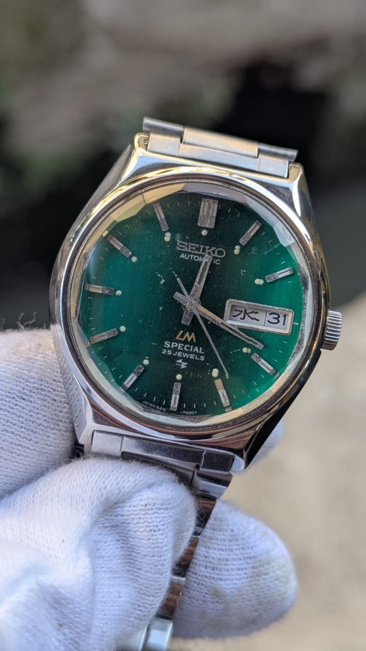 【稼働】SEIKO LM Automatic 25JEWELS 本体 美品 Rare Vintage seiko Automatic LM Special 25 jewels sta… - Gem