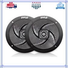 Pyle Low-Profile Waterproof Marine Speakers - 100W 4 Inch 2 Way 1 Pair Slim Styl