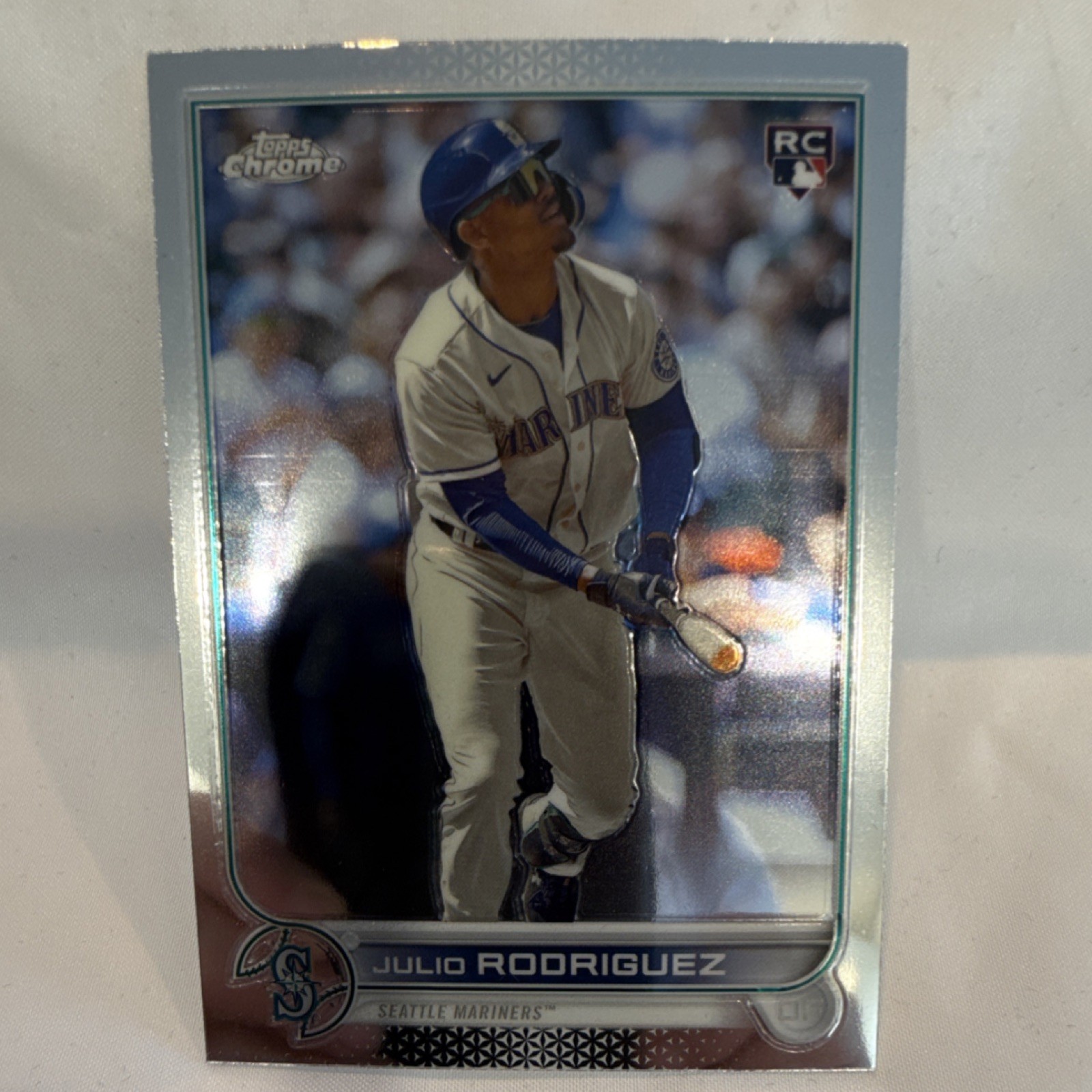 Topps 2022 Chrome Update Series Julio Rodriguez Rookie #USC150 Mariners