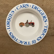 Emma Bridgewater Melamine Bowl - Lorries. Cars, Diggers, Tractors & Trucks