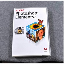 Photoshop Elements 6 Windows Photo Editing Software CD ROM Complete w Case