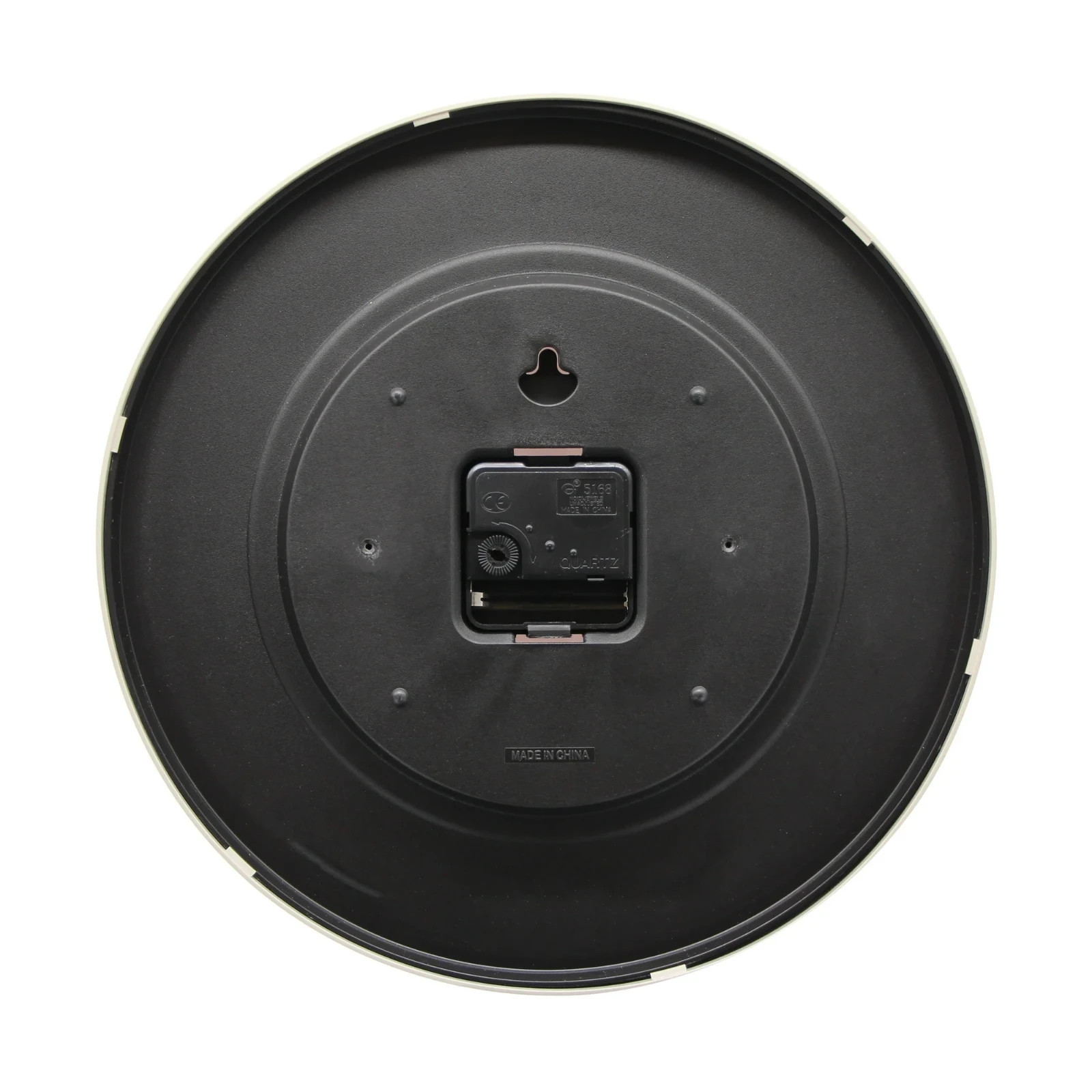 12 Inch Quartz Indoor Wall Clock Easy Read High Contrast Battery Operated Modern