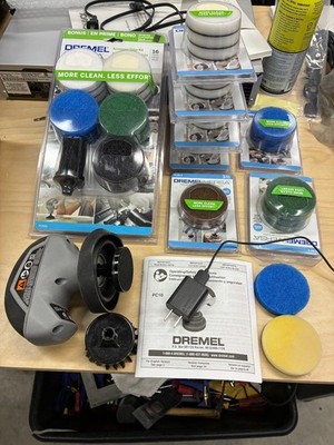 Dremel Versa PC10 3 Power Scrubber with charger, Accessory Kit + 21 extra pads