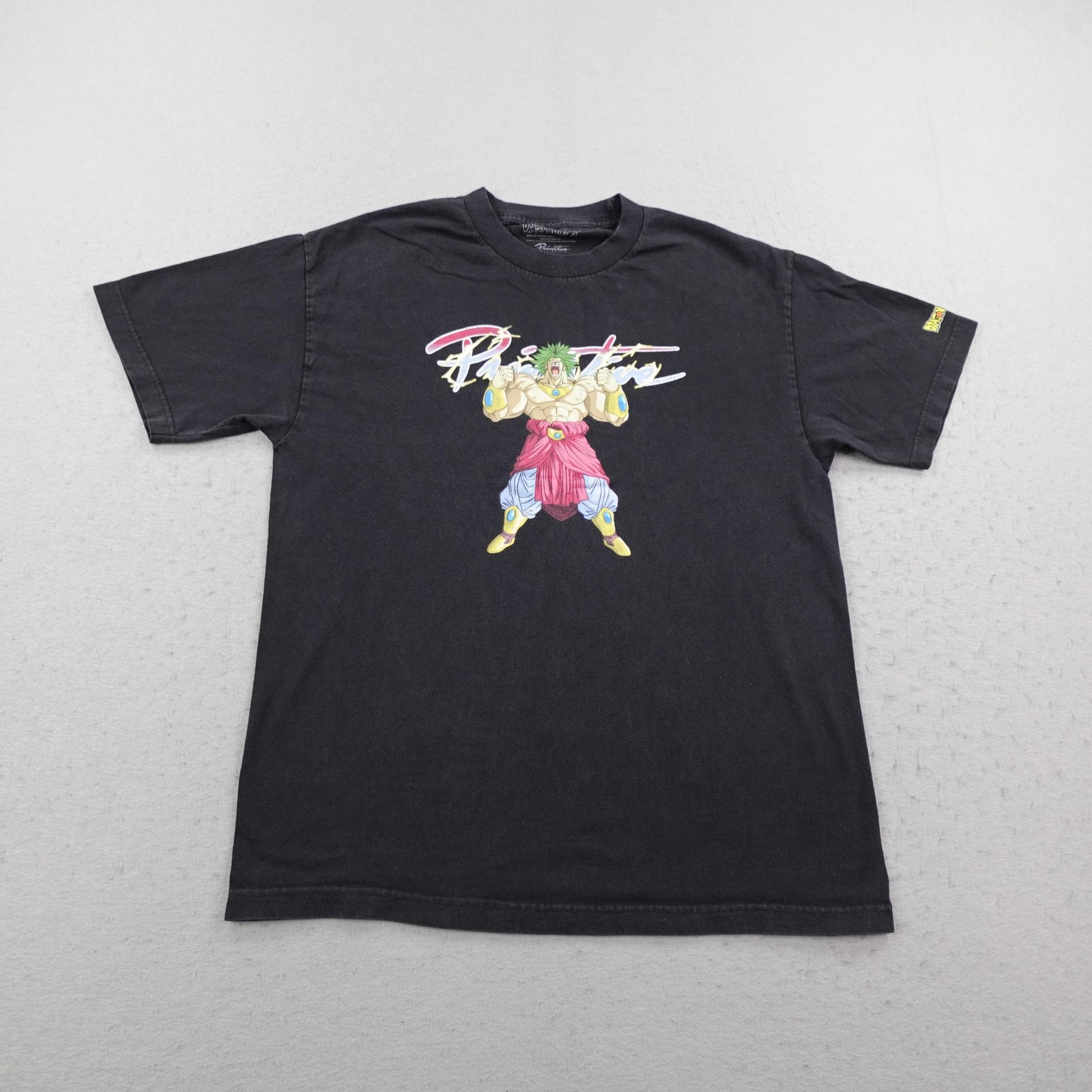 Dragon Ball Z Shirt Mens Large Black Primitive Skateboarding Broly Anime Skater