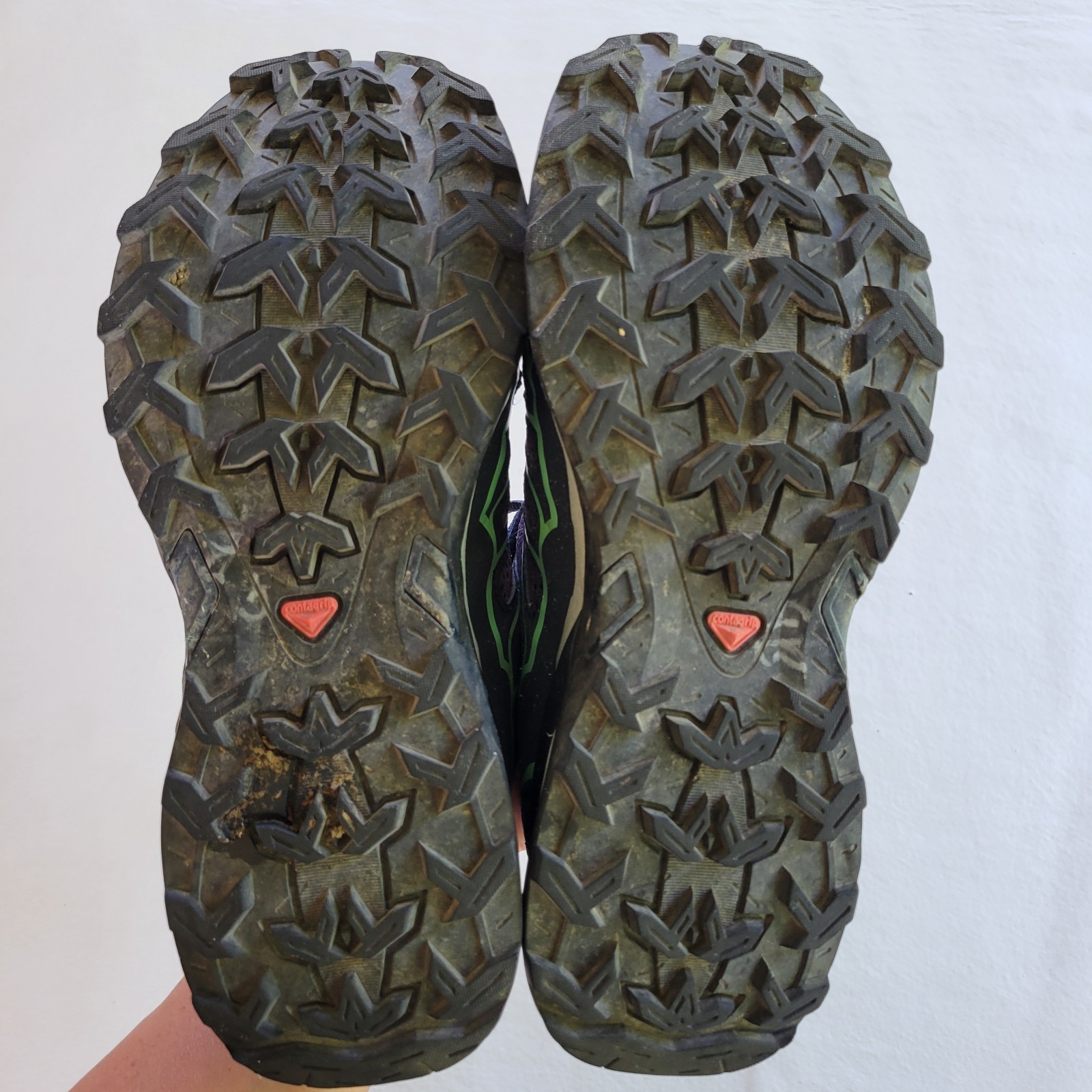 Scarpe da trekking Salomon X Ultra da donna taglia 6 US viola verde Contagrip