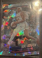 2025 Panini Prizm WNBA - Kiki Iriafen #72 Ice Prizm (RC)