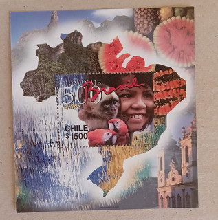 Chile 2000 Commemorative Sheet 500th Anniversary of the Discovery of Brazil Child