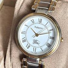Burberry Combination Color 3-Hand Gold Boys Watch