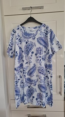 DARLING HARBOUR - NEU! Sleepshirt Nachthemd mit Paisley-Muster