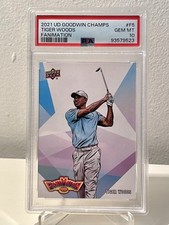 Tiger Woods Fanimation #F-5 Goodwin Champions PSA 10 *POP 8* Very Rare Case Hit