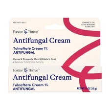 Antifungal Tolnaftate Cream 1% 0.5 Oz By Foster And Thrive
