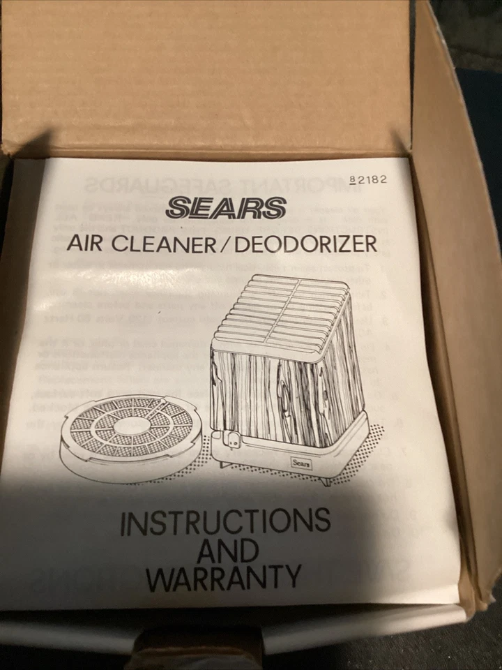 Desodorante limpiador de aire Sears - De colección - Ayuda a eliminar los olores de humo polvo polen Foto 4 de 4