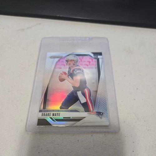DRAKE MAYE 2024 PANINI PRIZM FOOTBALL ROOKIE SILVER PATRIOTS RC No 329