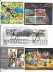 GB 2011 Set 9 Commemorative MINISHEETS yearset fine used on piece stamps