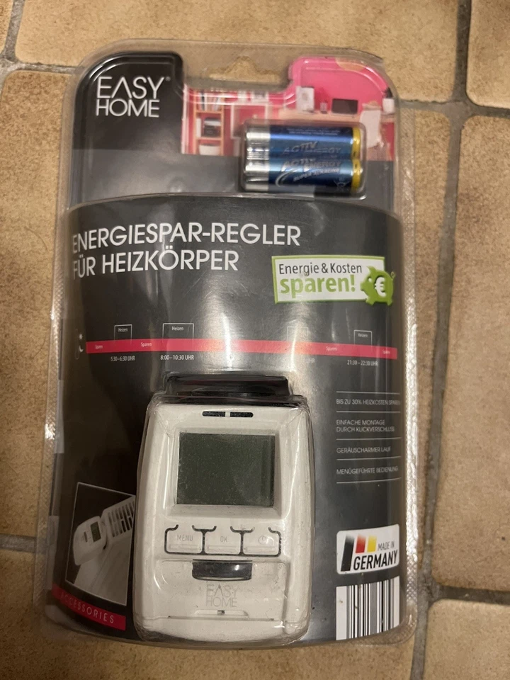 Easy Home Energiespar-Regler Heizkörperthermostat für Heizkörper OVP