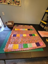 Handmade Baby Quilt 38" By 46"
