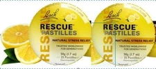2 x Bach RESCUE Stress Relief Lemon Flavor 50g 1.7 oz, Clearance for EXP 12/2025