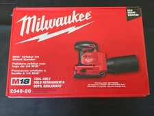 Milwaukee 2649-20 M18 18V Orbital 1/4 Sheet Sander Cordless NEW