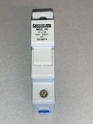 Ferraz Shawmut Sicherungssockel MSC.10 10x38 32A 690V inkl. 16A Sicherung
