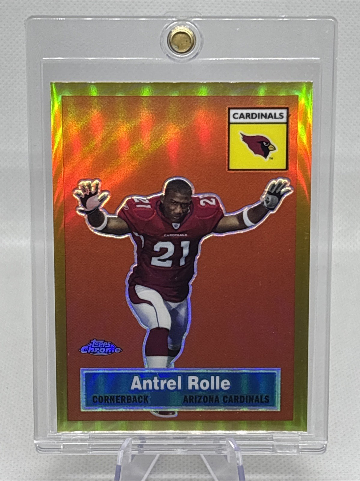 Antrel Rolle Topps Chrome #192 Gold Refractor