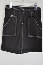 GB Girls Skirt Size 10 Black Mini Skirt with Pockets