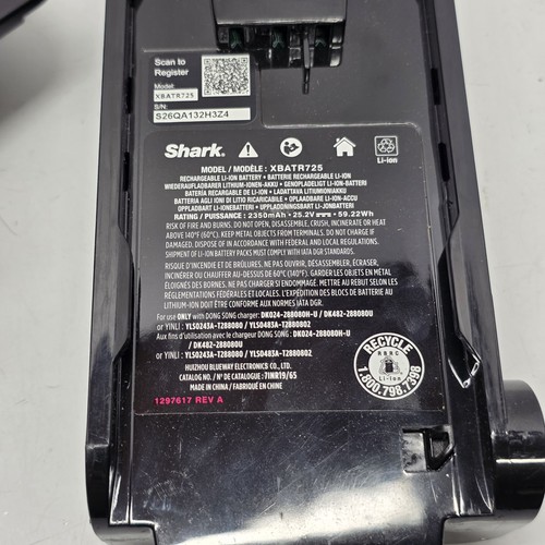 Shark IZ682H Vertex Pro Duo Clean IQDisplay Staubsaugergehäuse Motor und Staubbehälter Batt - Bild 8 von 13
