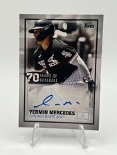 2021 Topps #70YA-YM Yermin Mercedes AU White Sox 70 Years of Baseball Auto