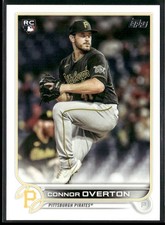 Connor Overton 2022 Topps #339 RC Pittsburgh Pirates