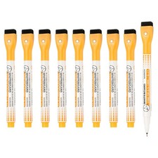 Magnetic Whiteboard Pen, 0.5-1mm Fine Tip Dry Erase Coffee Markers, 10 Pcs