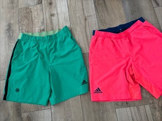 2 kurze hosen sport herren adidas Gr L Grün Und Pink