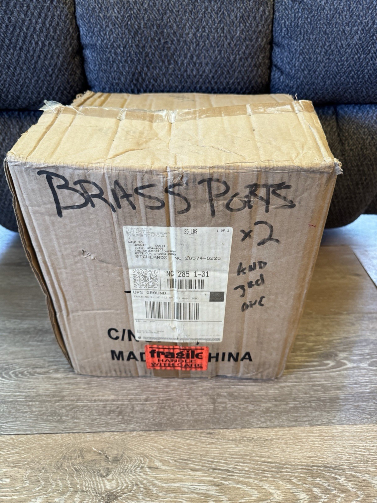 2008 New Brass Port Hole Porthole Port Pair Complete Overall  11” x 7 1/2