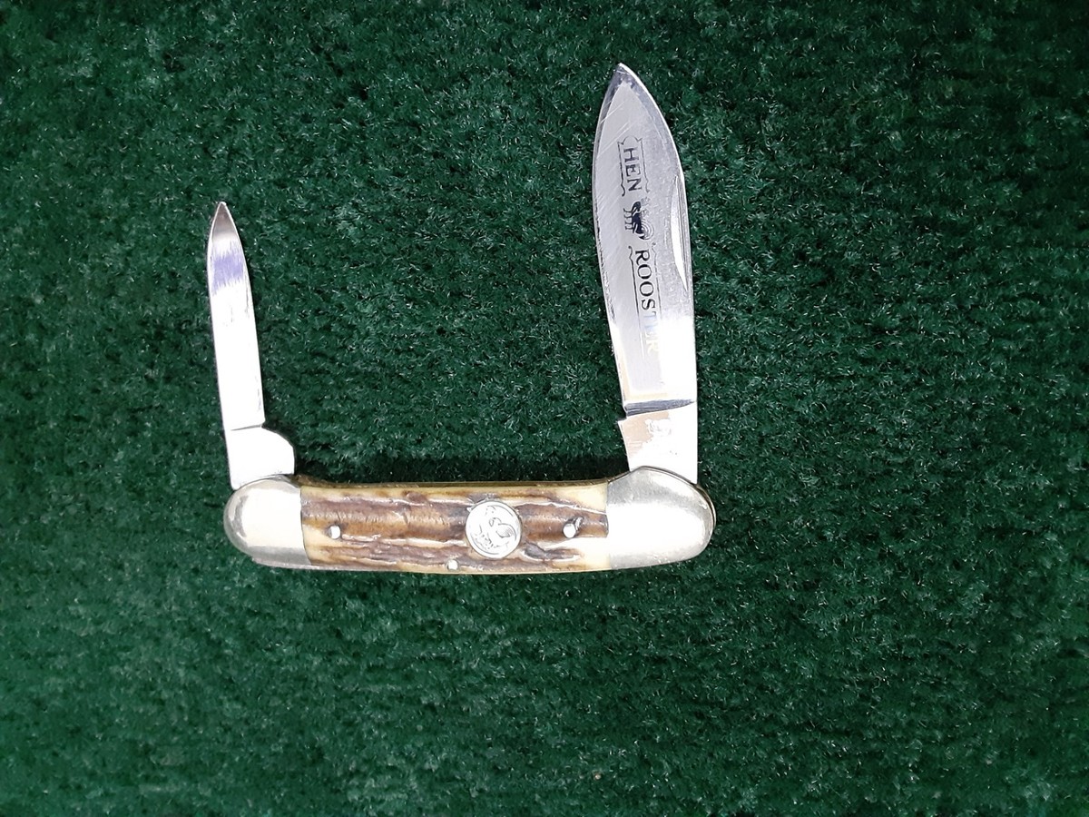 Hen & Rooster Solingen Germany Stag 252 DS Bertram Cutlery Canoe