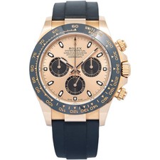 Rolex Daytona 116515LN 2017 Card 18k RG Pink Sundust Black Dial Auto Watch 40mm