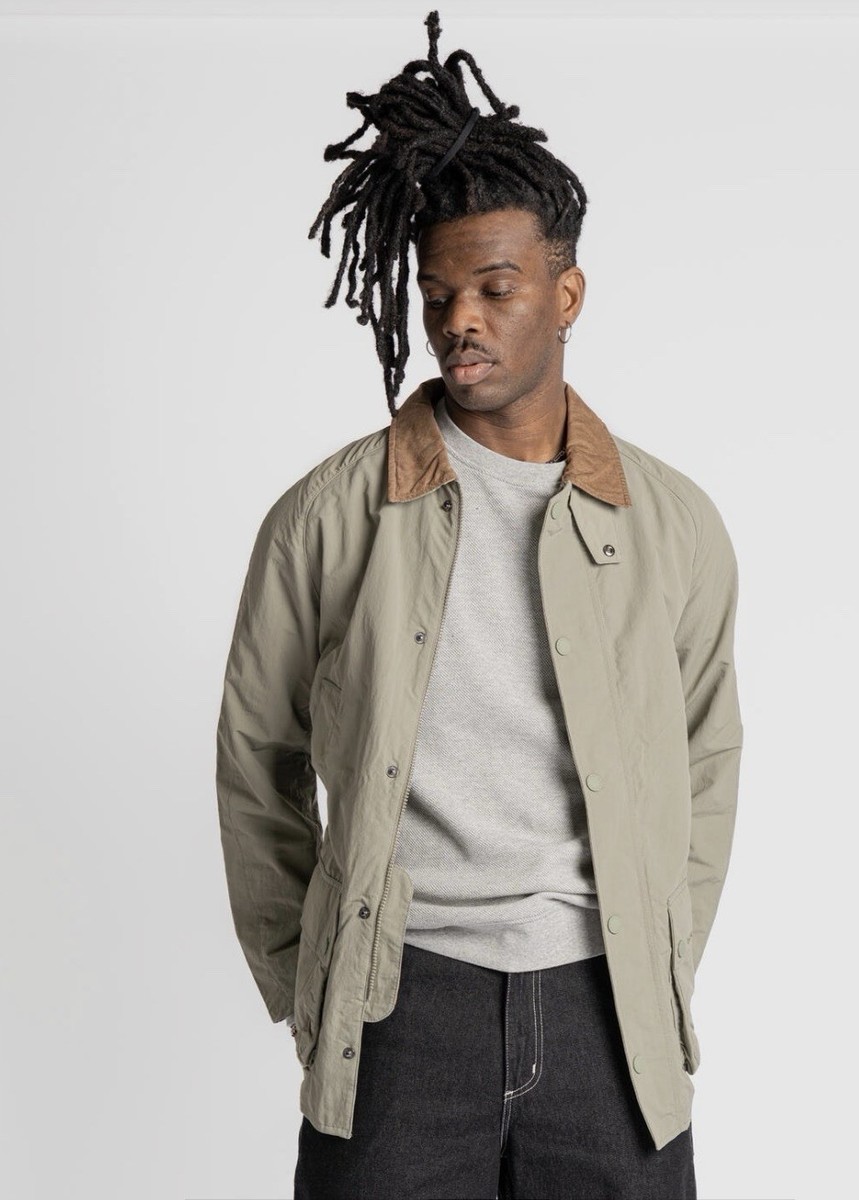305 BARBOUR ASHBY SHOWERPROOF JACKET - Men's Size M Dusty Green | eBay