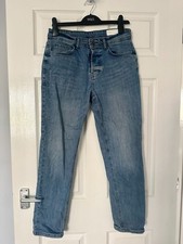 Primark Men's Size 30W 30L Blue Straight Leg Jeans