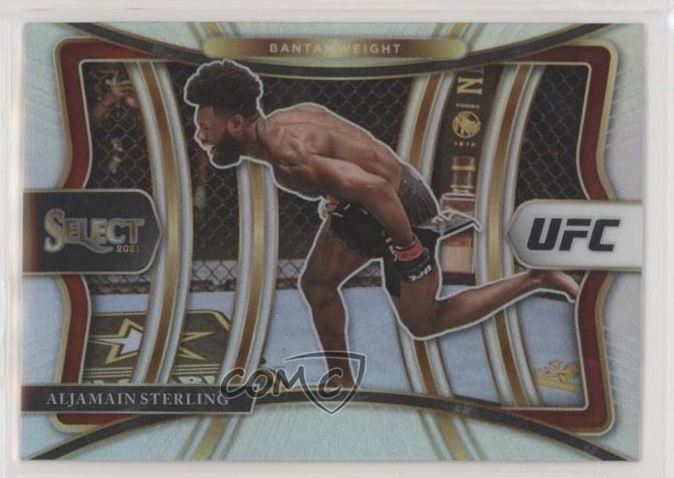 2021 Panini Select UFC Premier Level Silver Prizm Aljamain Sterling #151 ia4