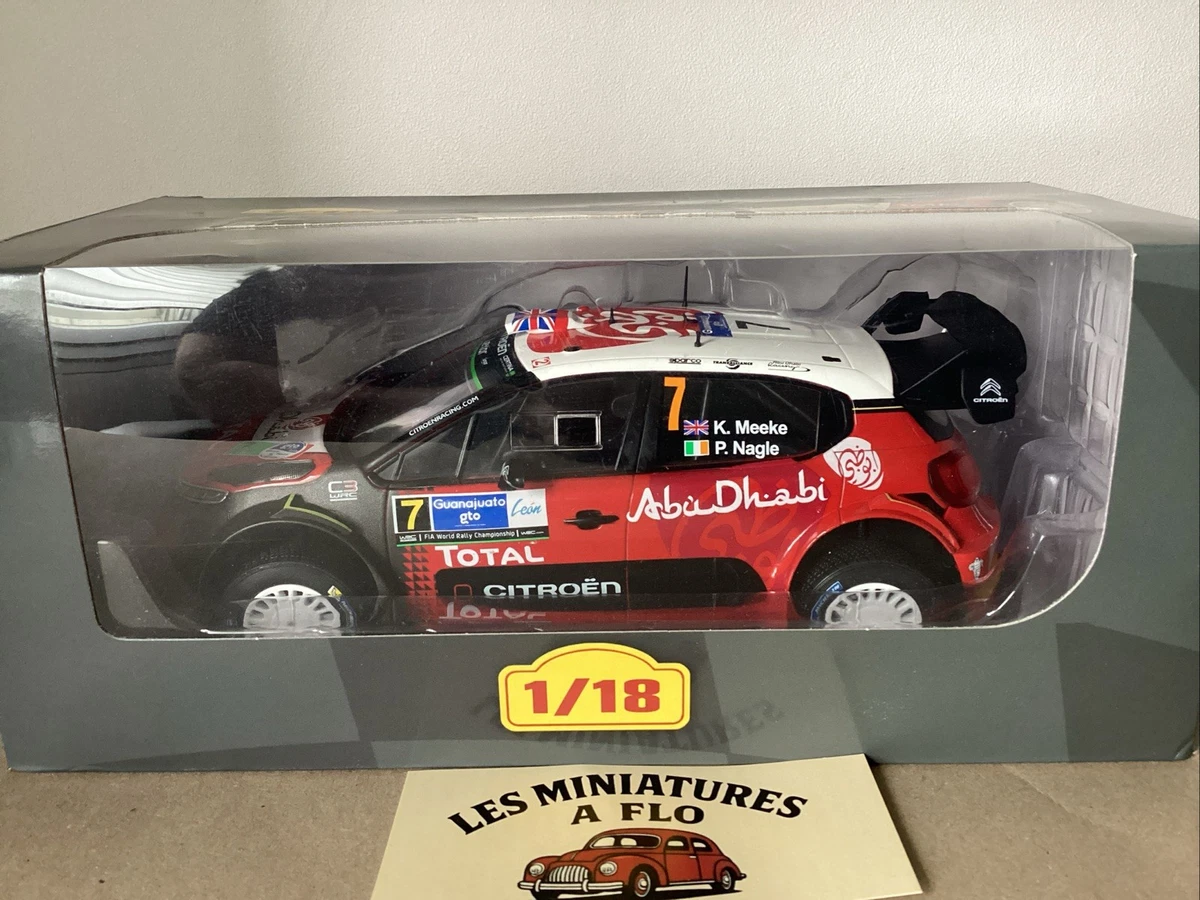 Voiture miniature collection 1/18 Citroën DS rallye monte carlo