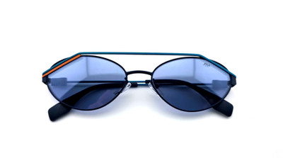 FILA *2 SFI019 GEOMETRIC UNISEX AUTHENTIC FULL RIM SUNGLASSES FRAMES 57-17-140