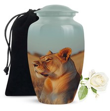 Lion Urn For Ashes Large Human Remains Urn Large Burial Urns