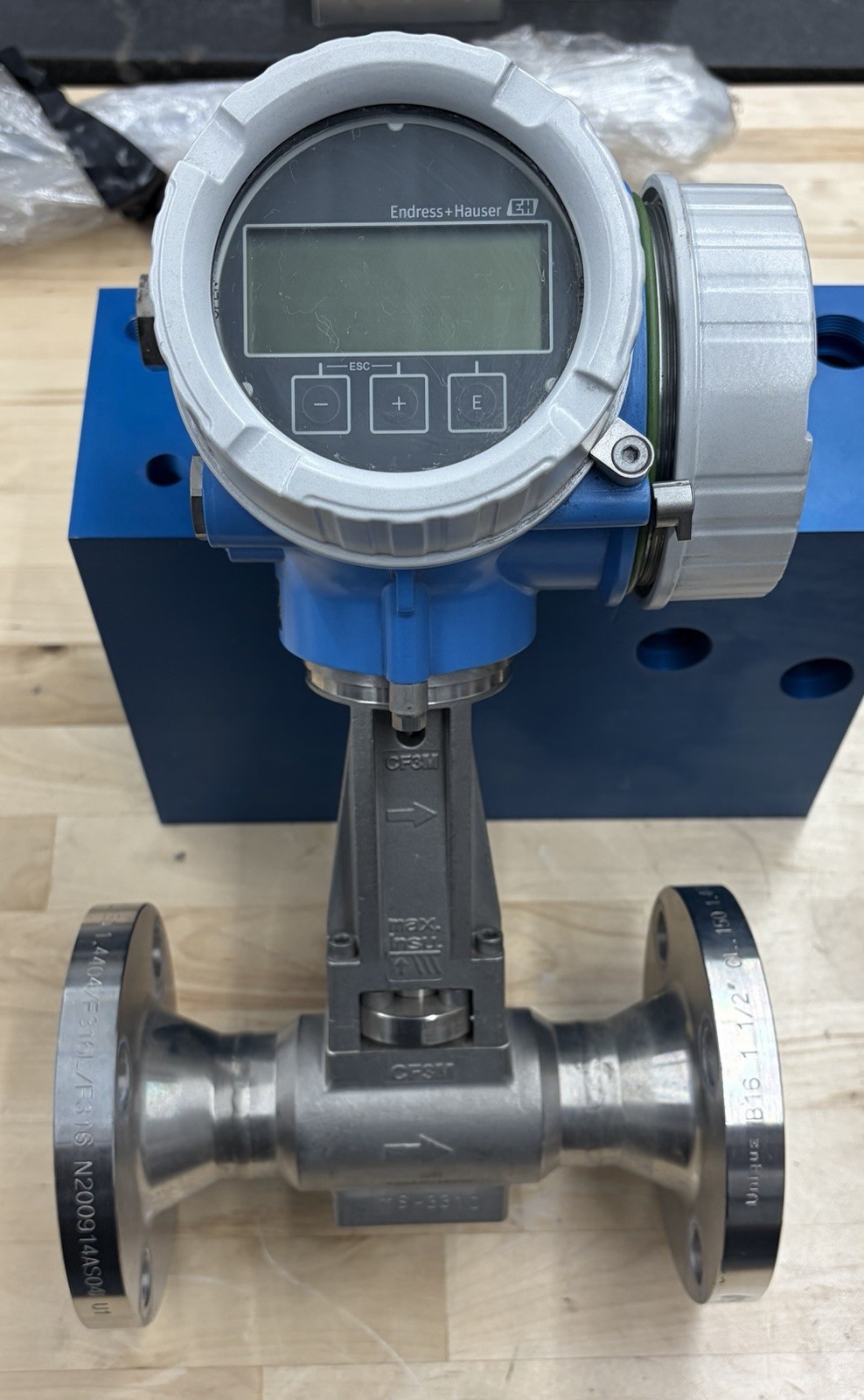 Endress + Hauser Prowirl Vortex Flow F200,7F2C40-CRX4/0 ,CL150 1 1/2