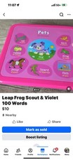 Leap Frog Scout and Violet 100 Words Book Pink