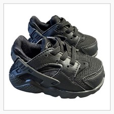 Nike Huarache Black Unisex Kids Athletic Sneakers US 4C Low Top 704949-016