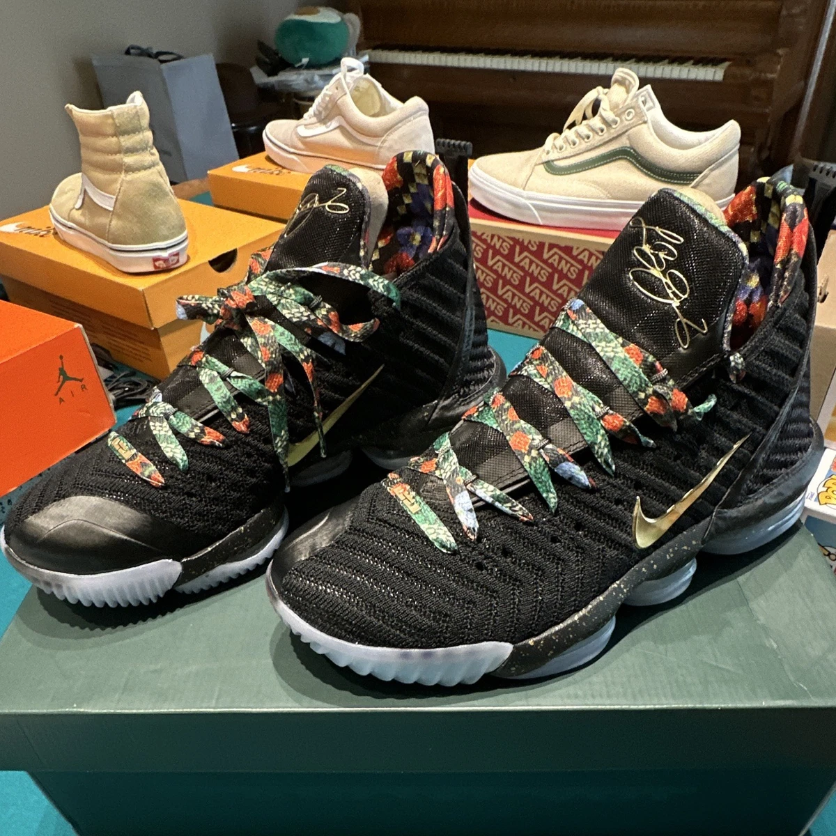 25+ Nike LeBron 16 Black Metallic Gold for sale | Updated Oct 2026