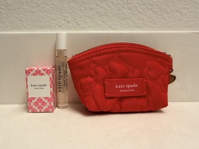 Kate Spade New York Eau de Parfum Mini Travel Spray & Red Pouch Gift Set