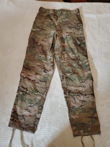 US Army OCP Scorpion Combat Pants Small/Reg Military Trousers Distressed READ