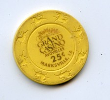 .25 Chip from the Grand Avoyelles Casino Marksville Louisiana