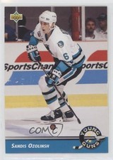 1992-93 Upper Deck Young Guns Sandis Ozolinsh #568 0kb0