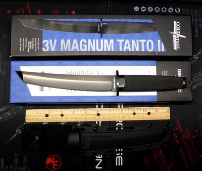 Cold Steel Magnum Tanto 7.5'' CPM-3V Black DLC Blade AUTHENTIC NIB MINT #13QMBII